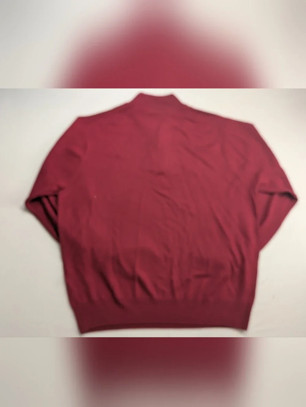Peter Millar Virginia Tech Hokies Mens XL 1/4 Zip Merino Wool Sweater